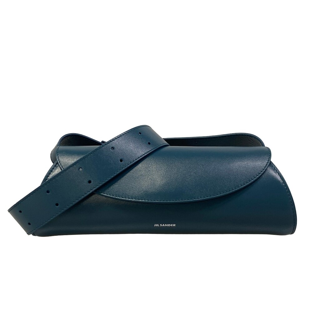 Jil Sander Cannolo Small Blue Leather #344948J10B